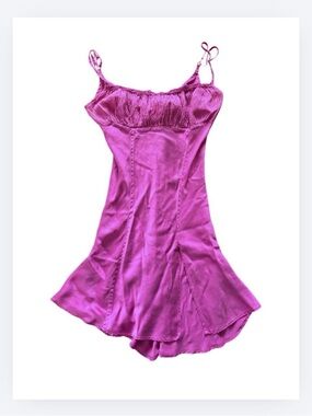 Gold Tag Vintage Victoria's Secret 100% Silk Dress